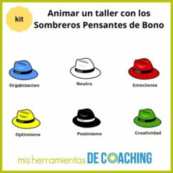 KIT Animar un taller con los Sombreros Pensantes de Bono Misherramientasdecoaching.com