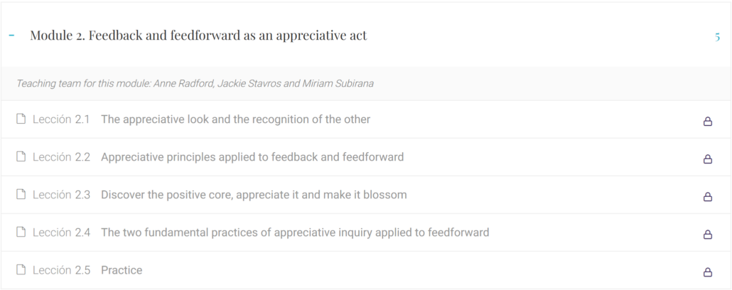 Appreciative Inquiry Feedback M2