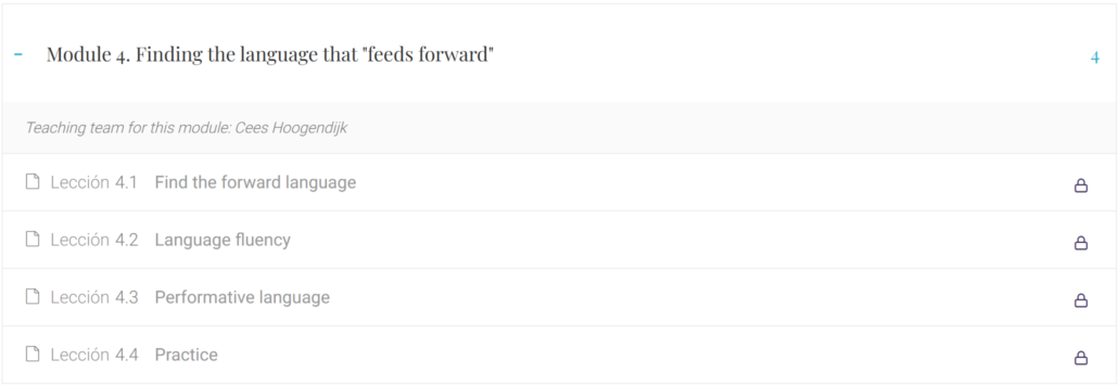 Appreciative Inquiry Feedback M4