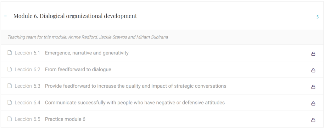Appreciative Inquiry Feedback M6