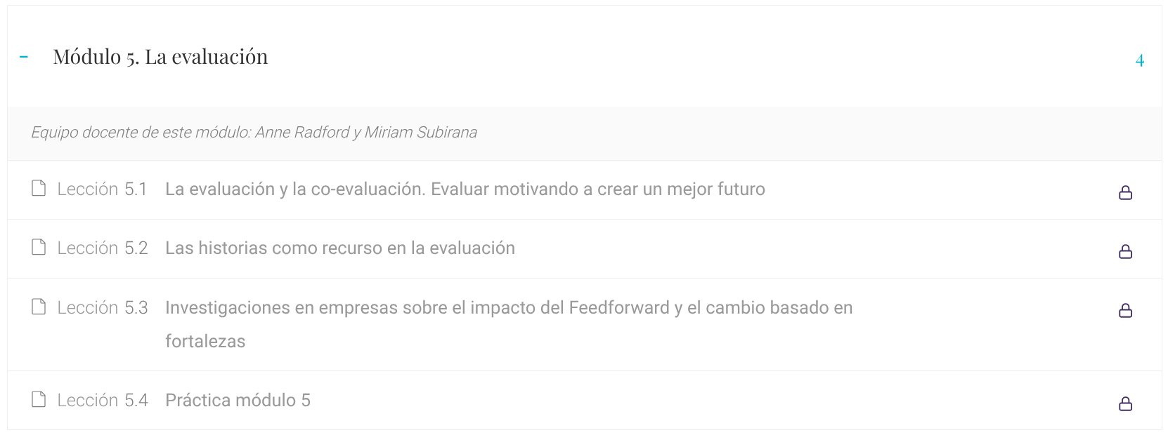 Formación : Feedback apreciativo y feedforward M5